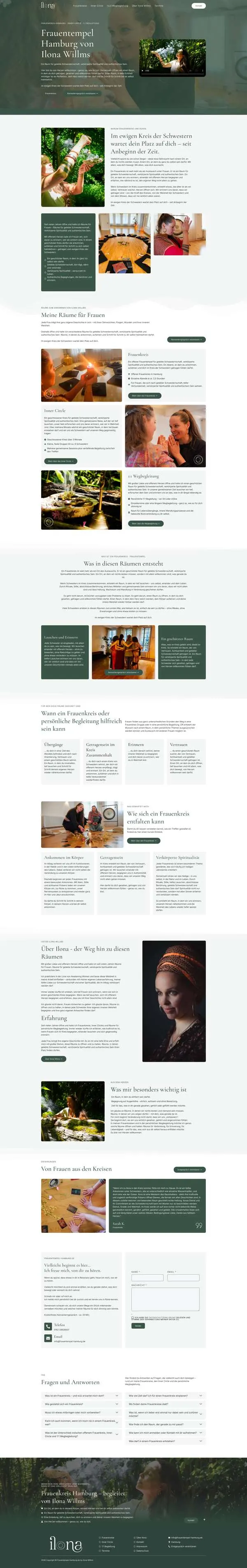 Website Frauentempel Hamburg