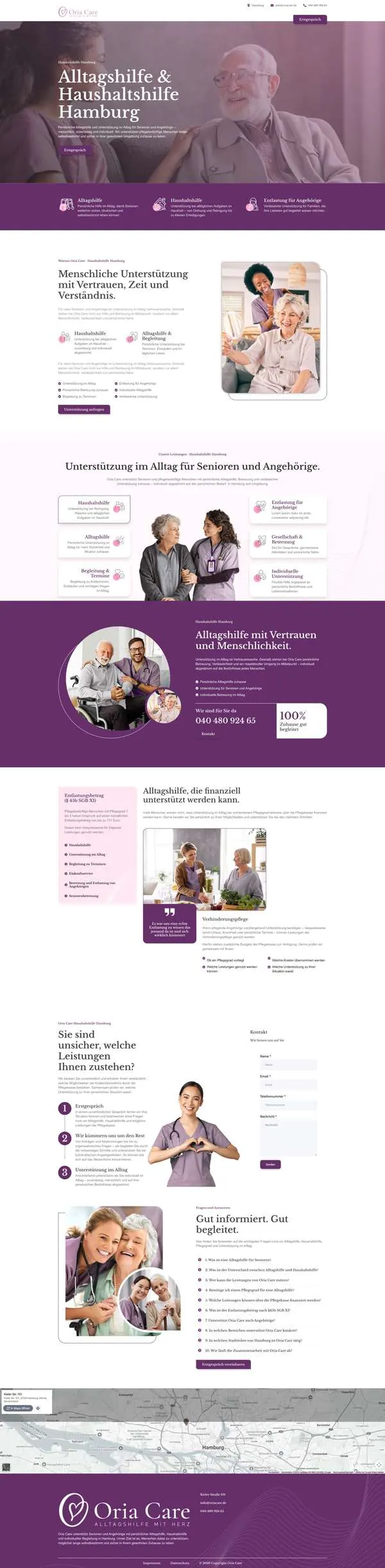 Website Oria Care