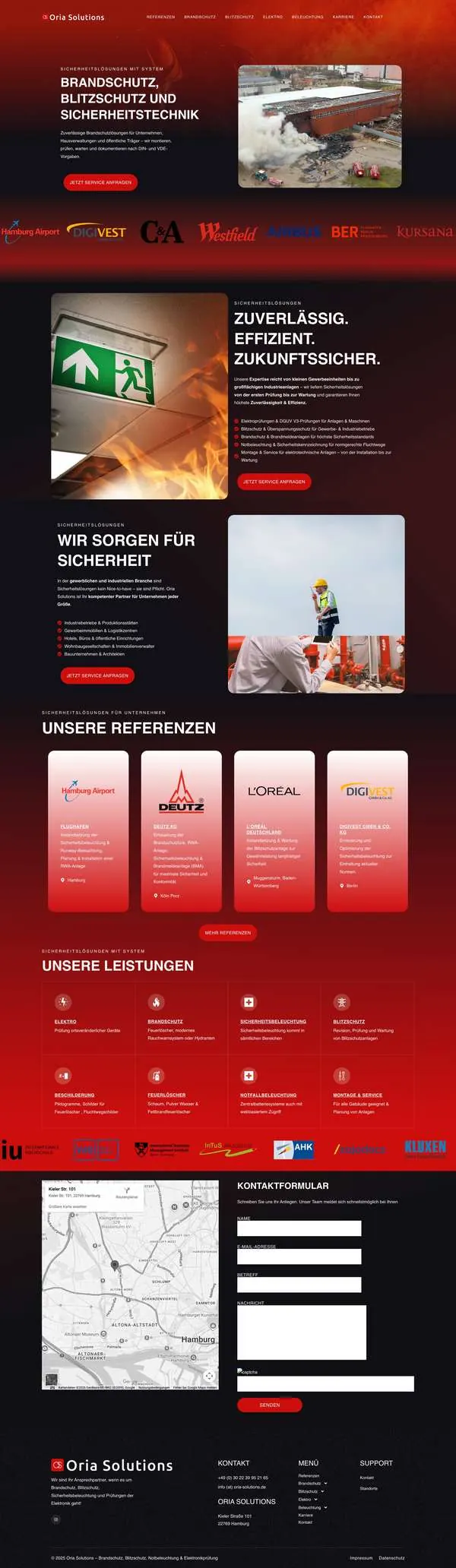 Website Oria Solutions